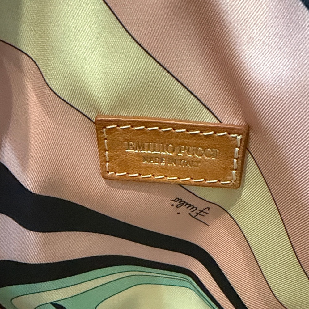 Large Emilio Pucci Woven Tote Bag - Picture 3 of 7